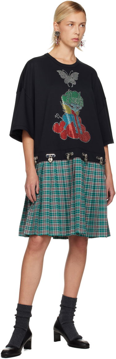 Obleke Chopova Lowena Spaced Out T-Shirt Minidress Zelena | 1355, 3