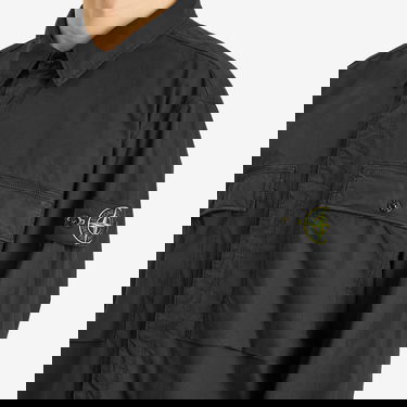 Srajce Stone Island Tela Paracadute Shirt Jacket, Size Large Črna | K1S151200015-V0029, 5