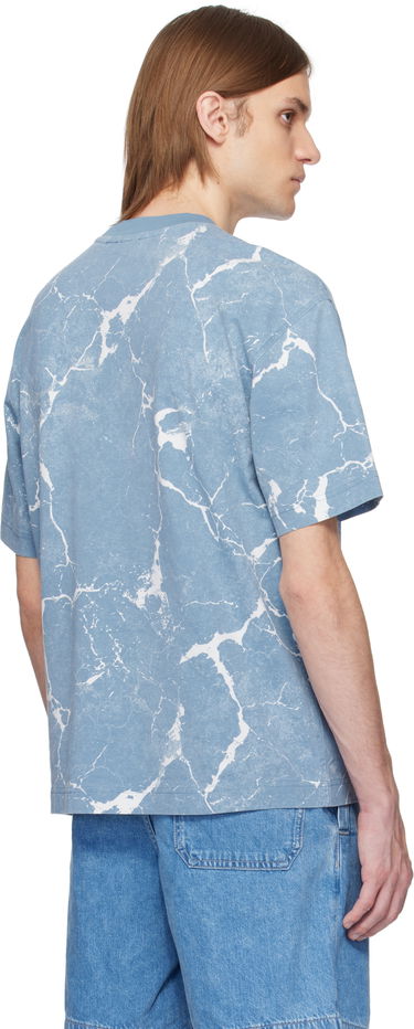 Majica BOSS All-Over Print Tee Modra | 50541105, 2