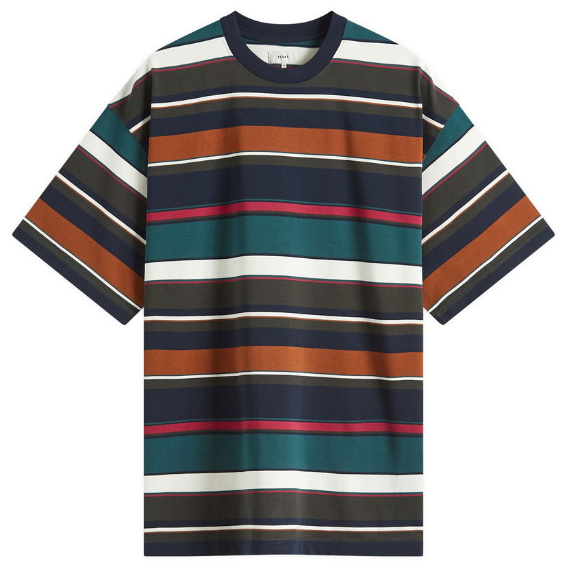 Majica BEAMS BEAMS Multi Stripe T-Shirt, Size Large Večbarvna | 1104-1340-803-79