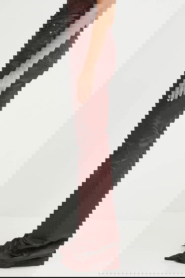 Kavbojke Rick Owens Rick Owens DRKSHDW Bolan Bootcut High Waist Jeans Bordo | DS02E7311.SDSW, 1