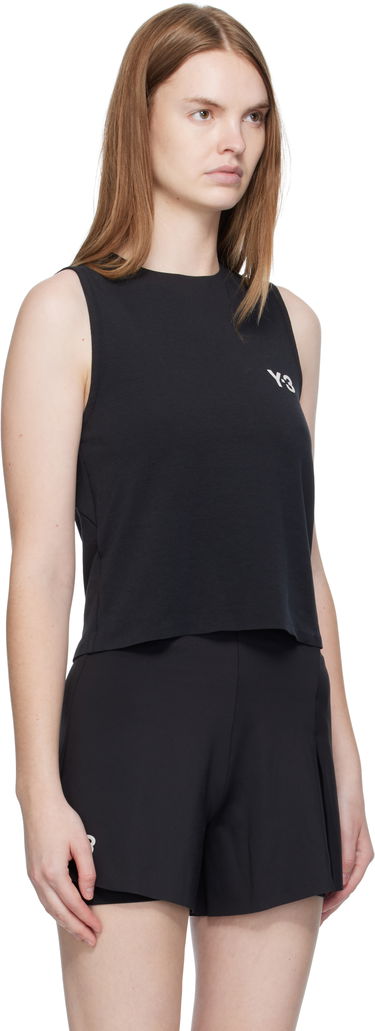 Majica brez rokavov Y-3 Y-3 Match Tank Top Črna | JM1156, 4