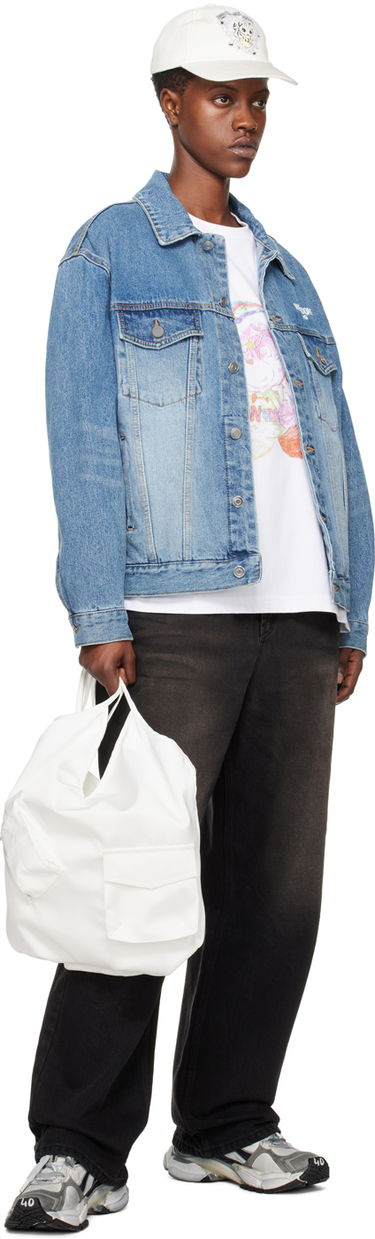 Jakna We11done We11done Faded Denim Jacket Modra | WD-DJ1-23-913-U-BL, 3