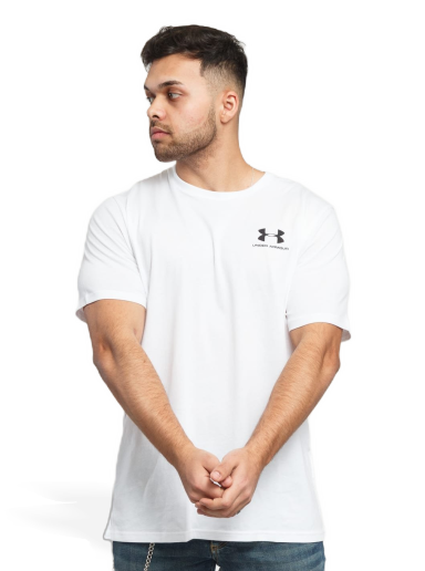 Majica Under Armour Sportstyle Left Chest SS Tee Bela | 1326799-100