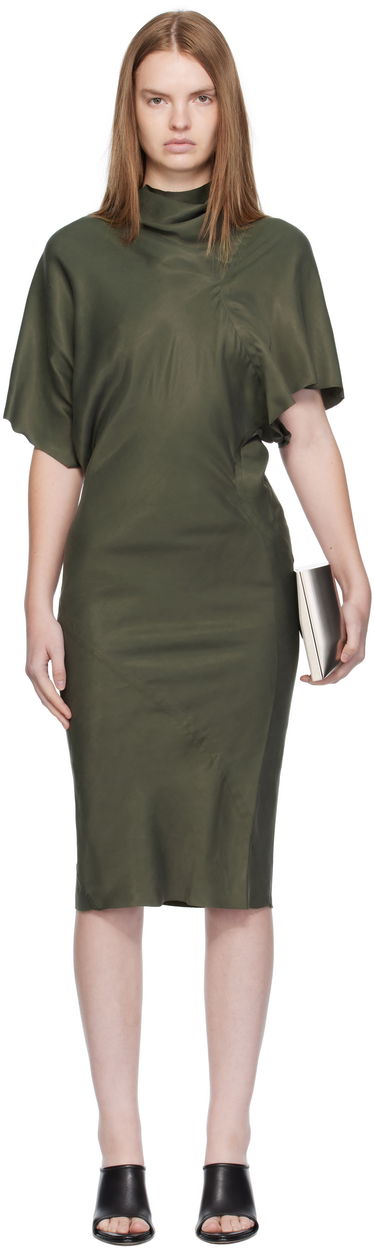Obleke Rick Owens Rick Owens Seb Midi Dress Zelena | RP02E4543 HSCH, 0