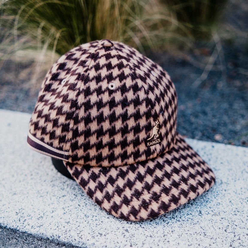 Kapa Kangol Kangol Block Zig Baseball Cap Rjava | K5471-BR204