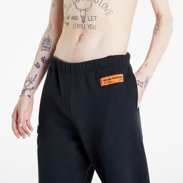 Trenirka HERON PRESTON Plain Sweatpants Ctnmb Vertic Črna | HMCH024C99JER0011001, 3