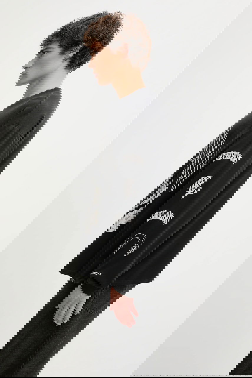 Majica Represent Clo Represent Legacy Crest Long Sleeve T-Shirt Črna | MLM100371, 1