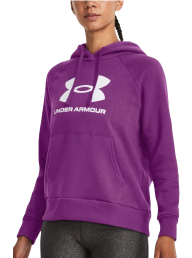 Pulover Under Armour UA Rival Fleece Big Logo Lila | 1379501-580