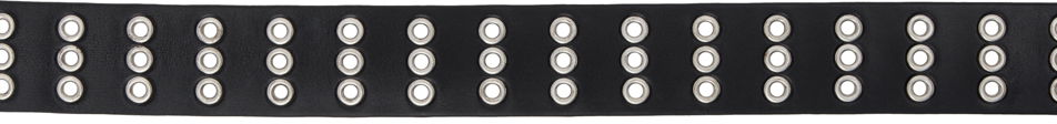 Pasovi Ann Demeulemeester Ann Demeulemeester Ezra Grommet Leather Belt Črna | 2402-U-BE11-LT128-099, 1