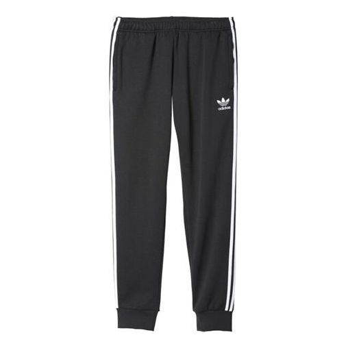 Trenirka adidas Originals Superstar Cuffed Track Pants Črna | AJ6960
