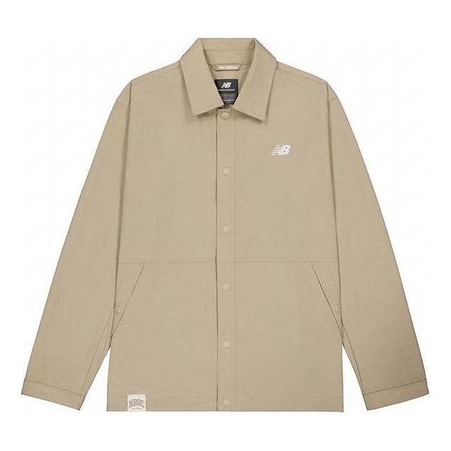 Vetrovka New Balance Athletic Sports Club Coach Jacket Bež | NAE22101-DB