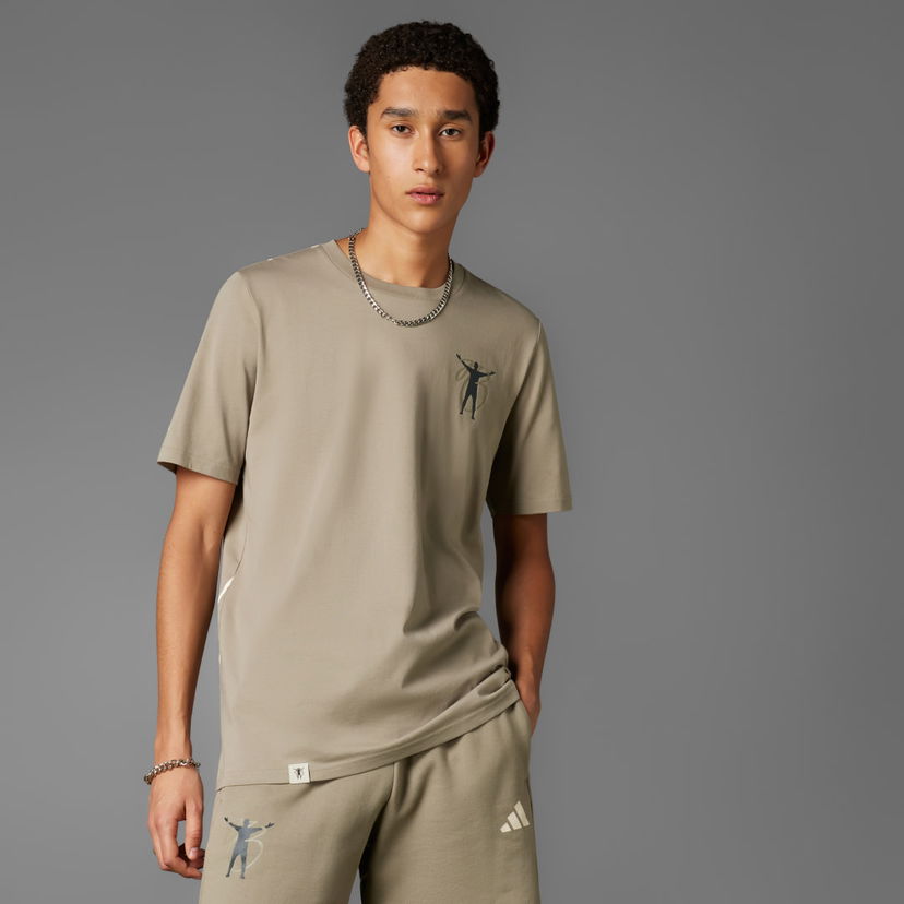 Majica adidas Performance Jude Bellingham Culturewear T-Shirt Bež | JY1876