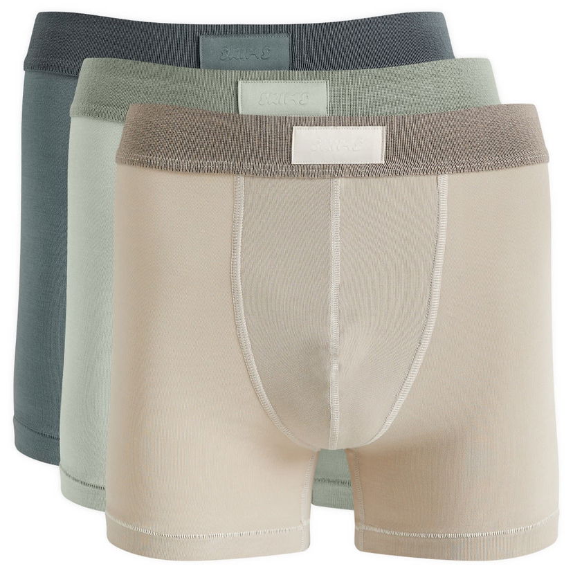 Boksarice SKIMS 3" Boxer Brief 3-Pack Bež | BO-BBR-5634M-ST