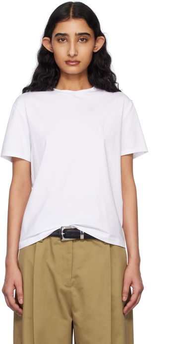 Majica Acne Studios Acne Studios Regular Fit T-Shirt Bela | CL0309-, 0
