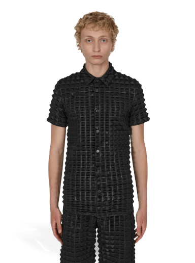 Srajce Kanghyuk 2.5 Pyramid Embossed Shirt Črna | PS22SSS06 001