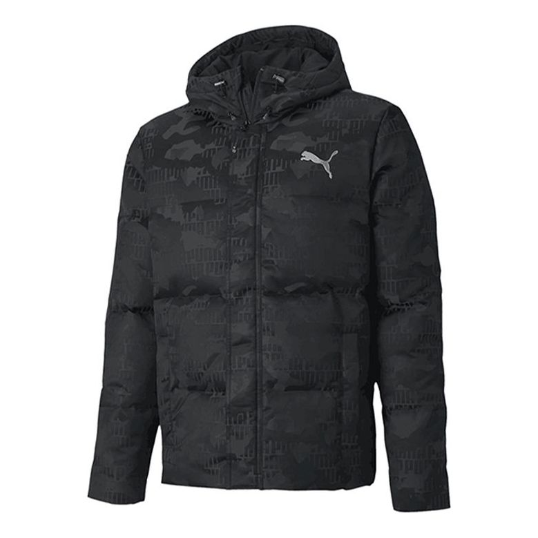 Puhovka Puma Camo Down Jacket Črna | 585532-01