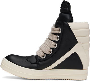 Superge in čevlji Rick Owens Rick Owens Hollywood Jumbolace Geobasket Črna | RU01E5898 LLPPW2, 2