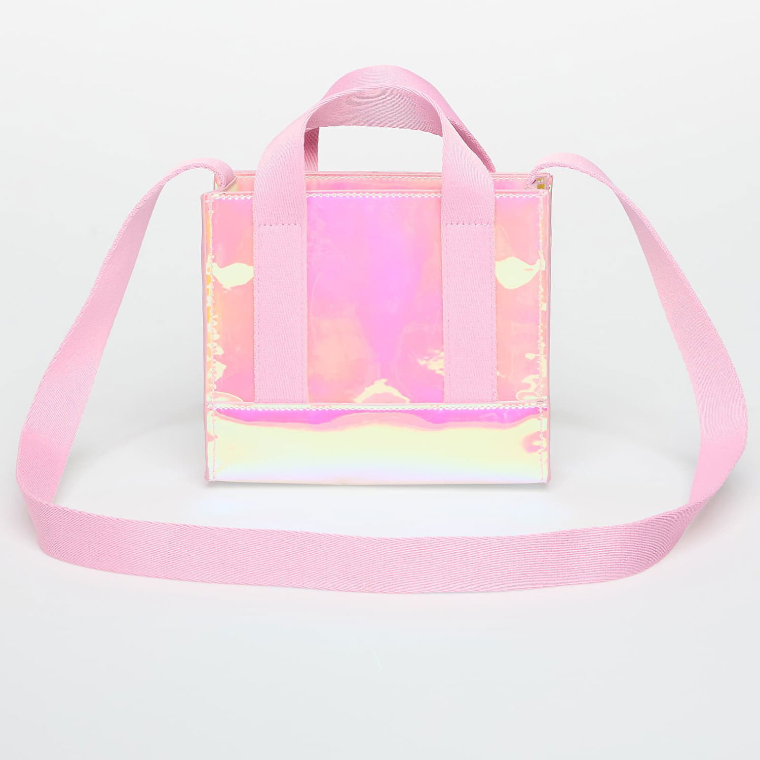Tote bag Palm Angels Iridescent Mini Tote Roza | PGNA003F25FAB0018110, 1