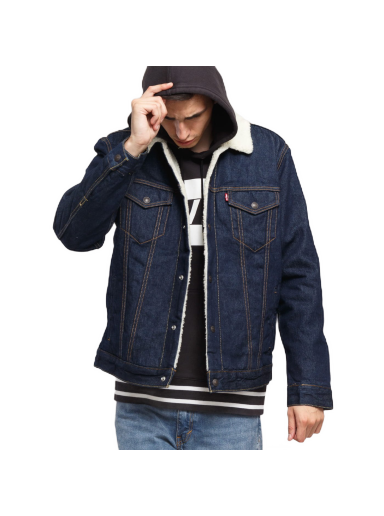 Jakna Levi's Type 3 Sherpa Trucker Mornarica | 16365-0084