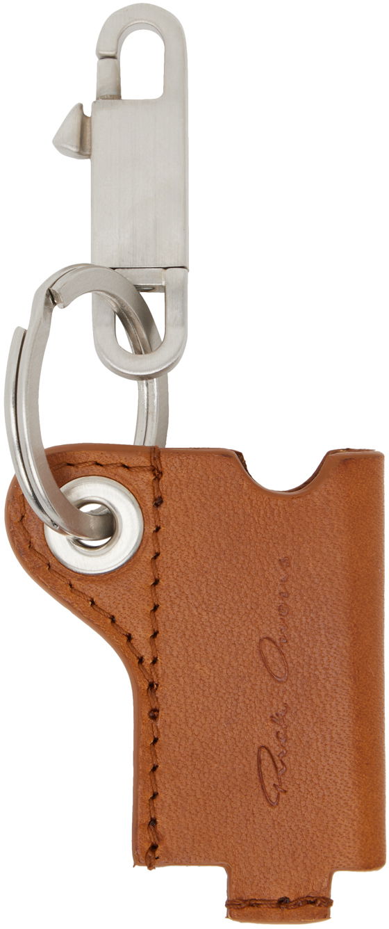 Obeski za ključe Rick Owens Rick Owens Mini Lighter Holder Keychain Rjava | RA01D0495 LGE, 0