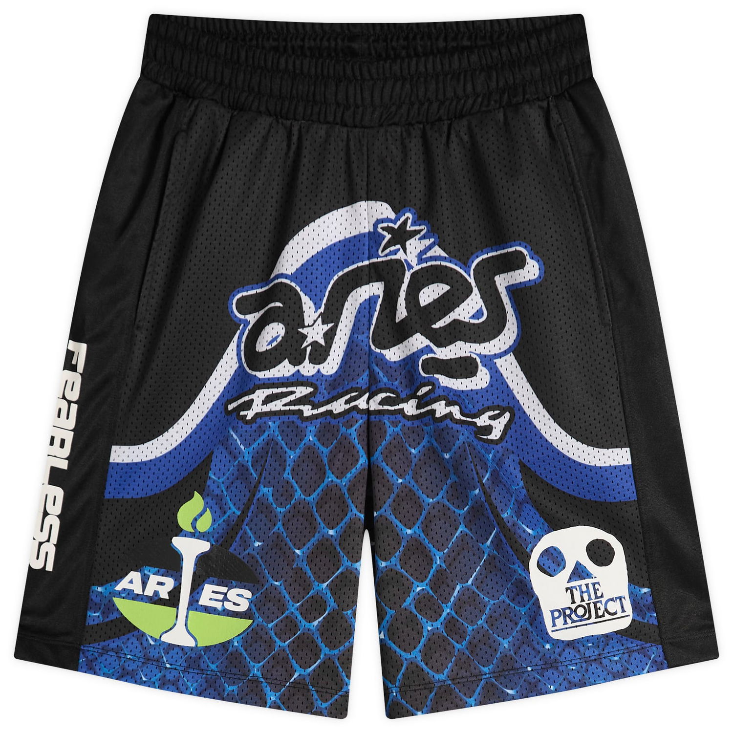 Kratke hlače Aries Aries Moto Dodgem Airtex Shorts Črna | EN30108-01, 0