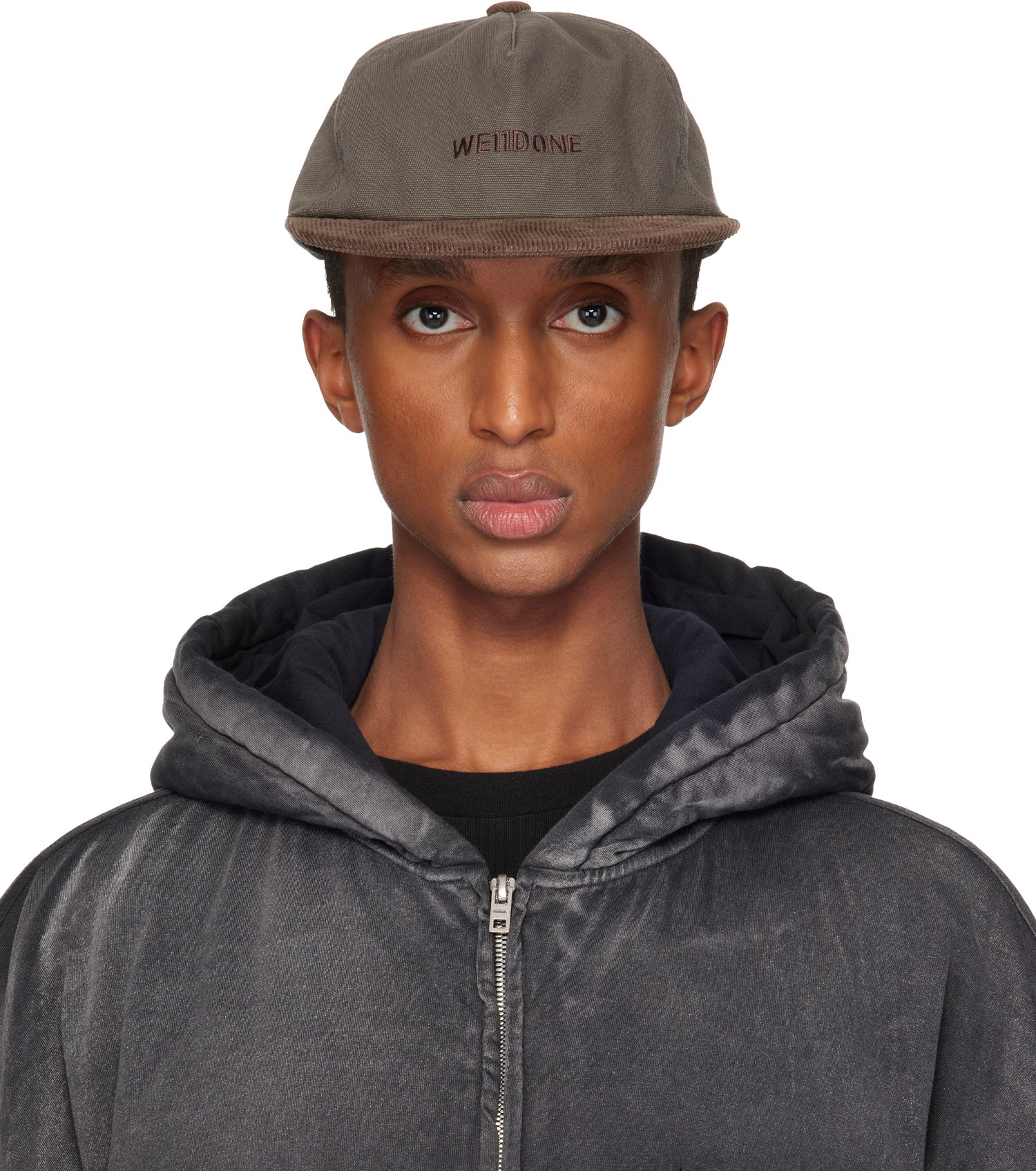 Kapa We11done We11done Work Cap Rjava | WD-AH3-24-403-U-GY, 0