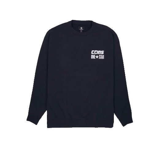 Pleteni pulover Converse CONS One Star Crew Sweatshirt Mornarica | 10026900-A03