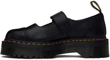 Oblačila Dr. Martens Dr. Martens Addina Flower Buckle Leather Platform Oxfords Črna | 27644001, 2