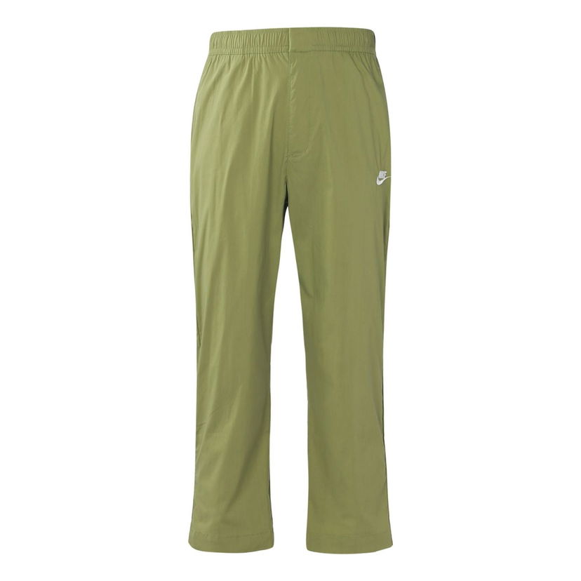 Hlače Nike Straight Logo Embroidered Sports Pants Zelena | DM6824-334