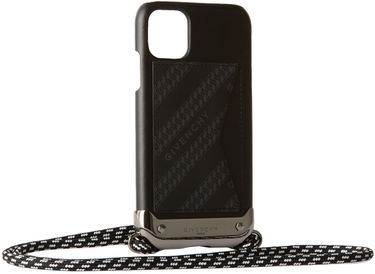 Torbica Givenchy Leather iPhone 11 Case with Lanyard Črna | BK605WK0Z0, 1