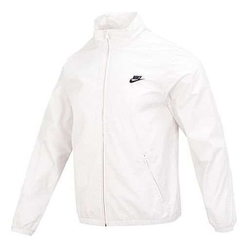 Vetrovka Nike Club+ Full-Zip Woven Jacket Bela | DX0673-030