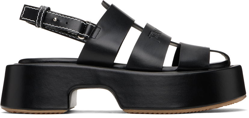 Superge in čevlji JW Anderson JW Anderson Stripe Platform Sandals Črna | SN0099-LA0323