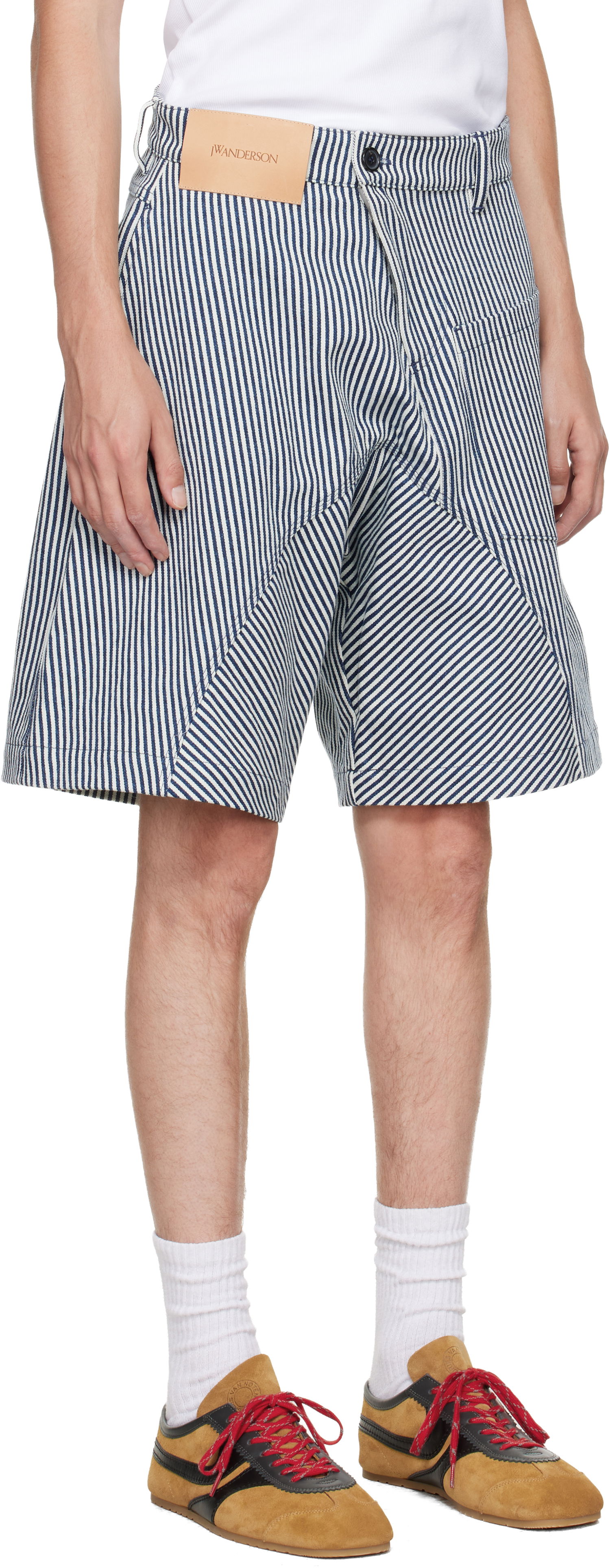 Kratke hlače JW Anderson JW Anderson Twisted Workwear Shorts Mornarica | SR0124-PG1819, 1