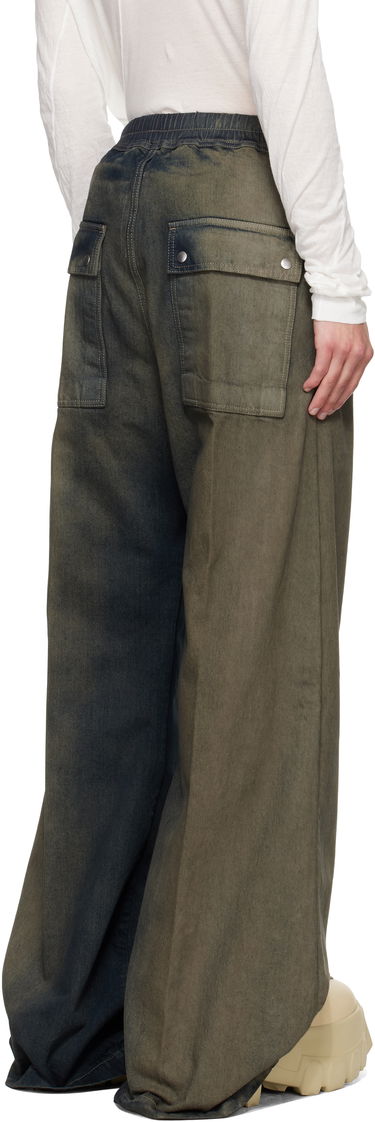 Kavbojke Rick Owens Rick Owens Wide Bela Jeans Zelena | RU02E1366 DKDEG, 2