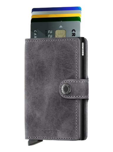 Denarnica Secrid Miniwallet Vintage Siva | MV-Grey-Black