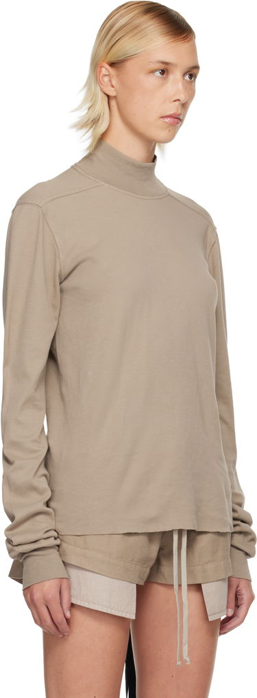 Pleteni pulover Rick Owens Concordians Headon Dbl Turtleneck Rjava | DS02E7223 JDB, 4