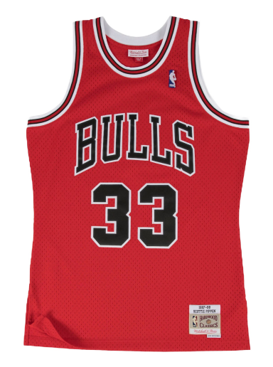 Dres Mitchell & Ness Chicago Bulls Scottie Pippen Swingman Jersey Rdeča | SMJYGS18153-CBUSCAR97SPI