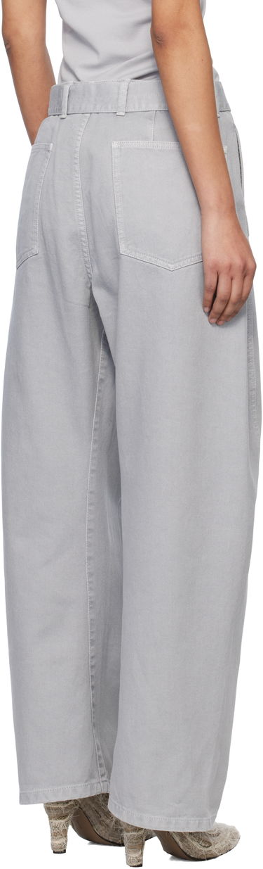 Cargo hlače LEMAIRE Lemaire Twisted Belted Trousers Siva | PA326 LD1036, 2