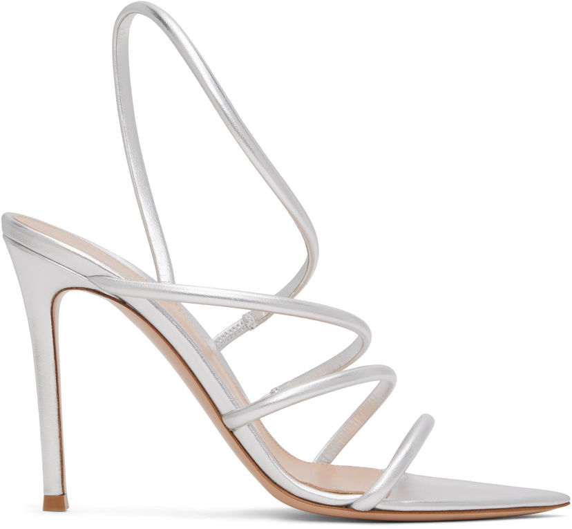 Superge in čevlji Gianvito Rossi Ettie Heeled Sandals Kovinski | G32441-15RIC-NPS