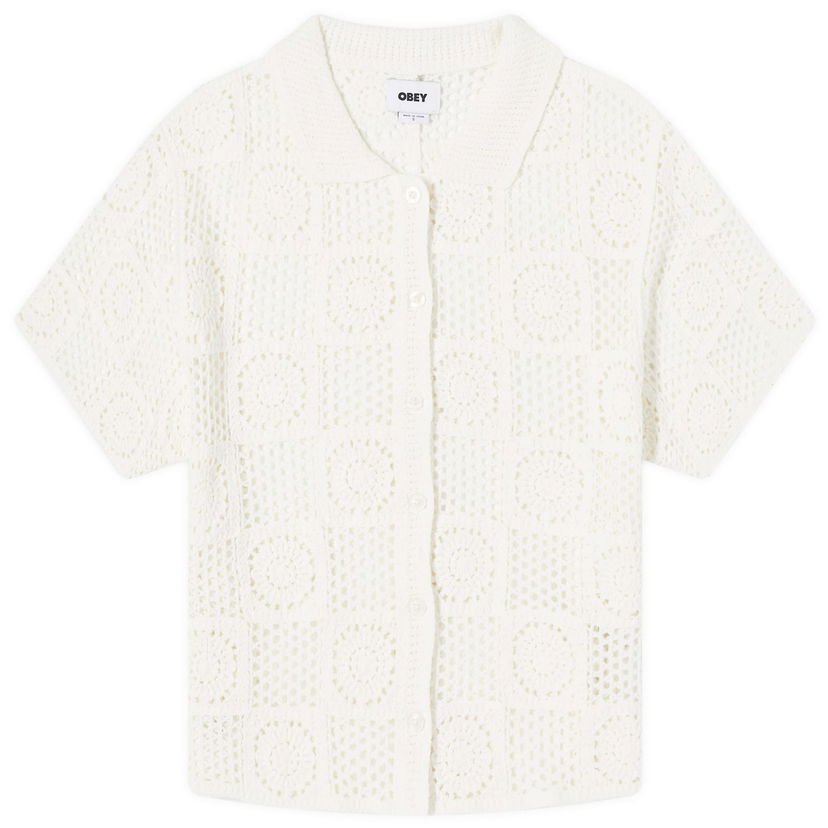 Srajce OBEY Agatha Crochet Knit Bela | 251000119-UBL