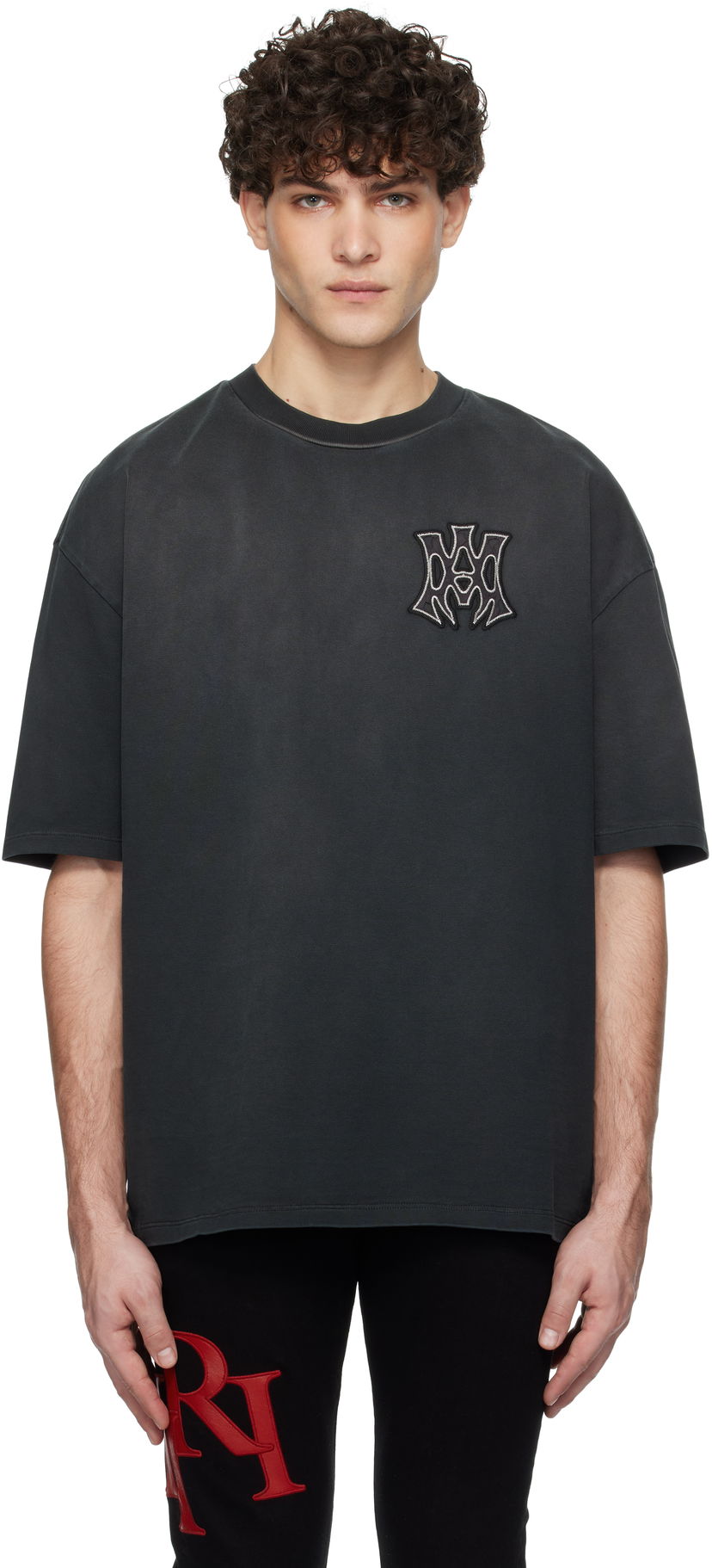 Majica AMIRI 'MA Hollywood' Oversized T-Shirt Siva | AMJYTE1126