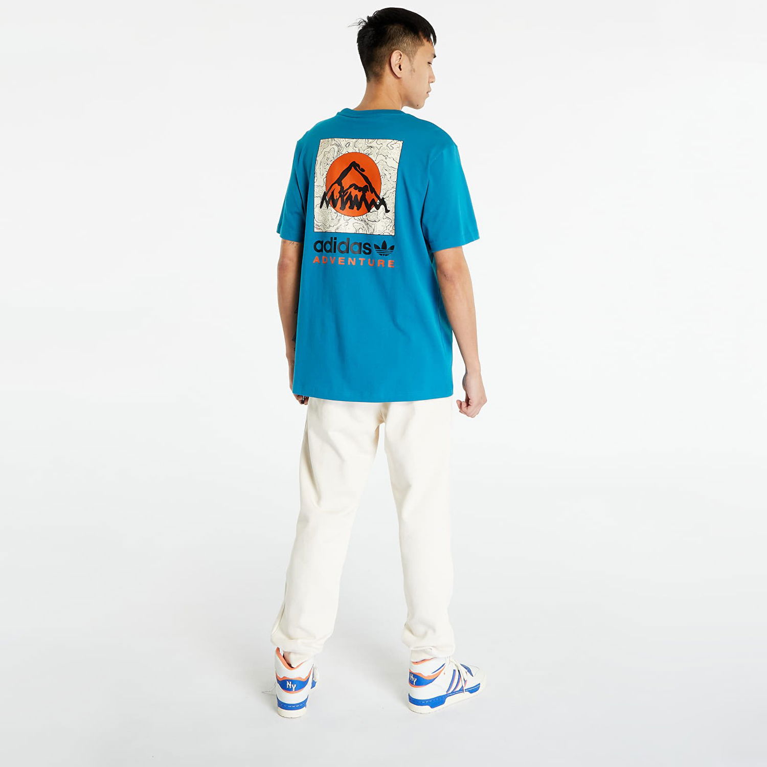 Majica adidas Originals Adventure Mountain Back Tee Modra | IC2362, 0