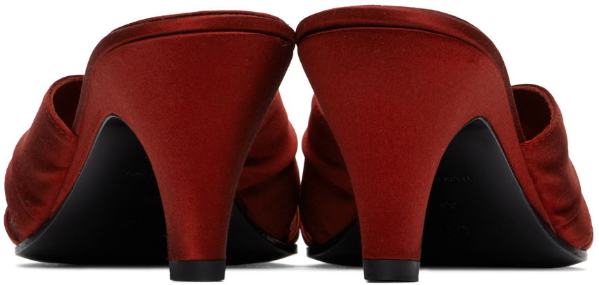 Nega čevljev The Row The Row Soft Knot Heeled Mules Rdeča | F1499-W326, 1