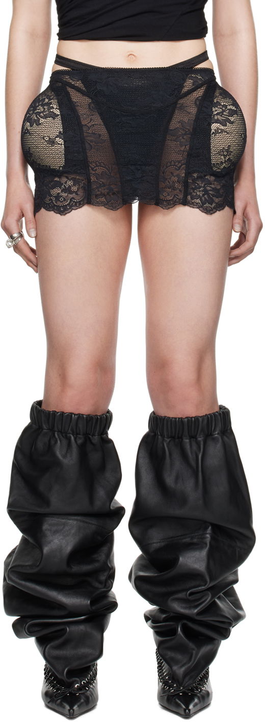Krila Jean Paul Gaultier Jean Paul Gaultier Shayne Oliver Edition Lace Miniskirt Črna | 24/27-F-JU087-C047-00