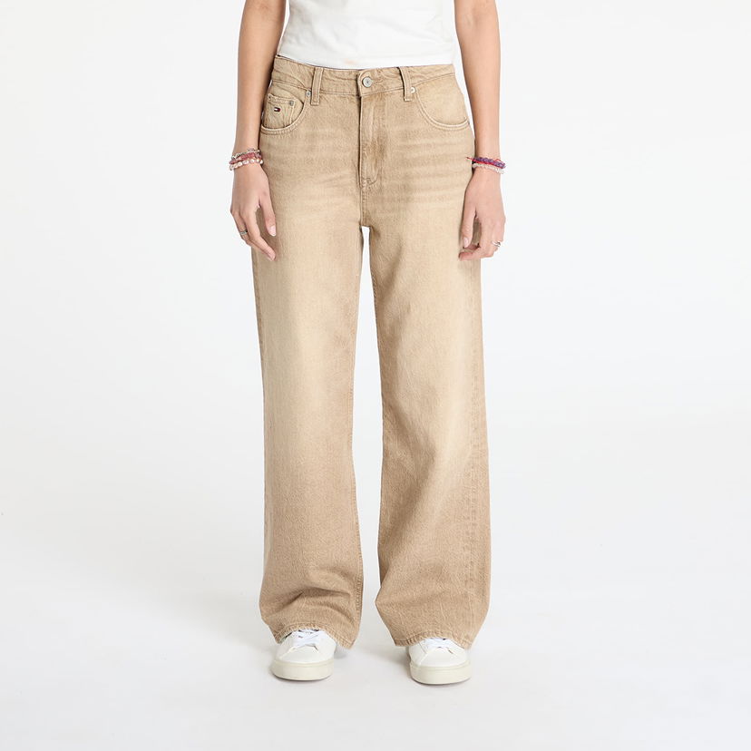 Kavbojke Tommy Hilfiger Tommy Jeans Mia Relaxed Straight Jeans W25/L30 Bež | DW0DW20577 1CE