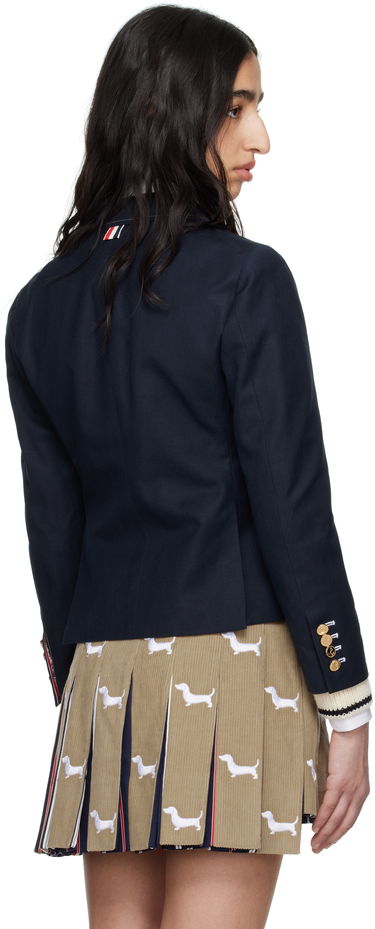 Jakna Thom Browne Thom Browne High Break Sportcoat Blazer Mornarica | FBC929H-F0829, 2