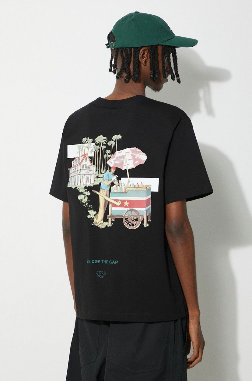 Majica Filling Pieces Filling Pieces Ice Vendor Graphic T-Shirt Črna | 74434011861