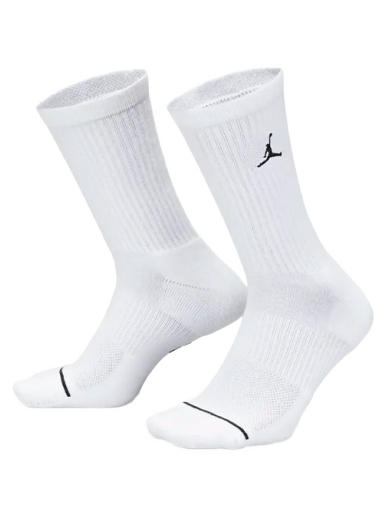 Nogavice Jordan Everyday Crew Socks 3-pack Bela | dx9632-100