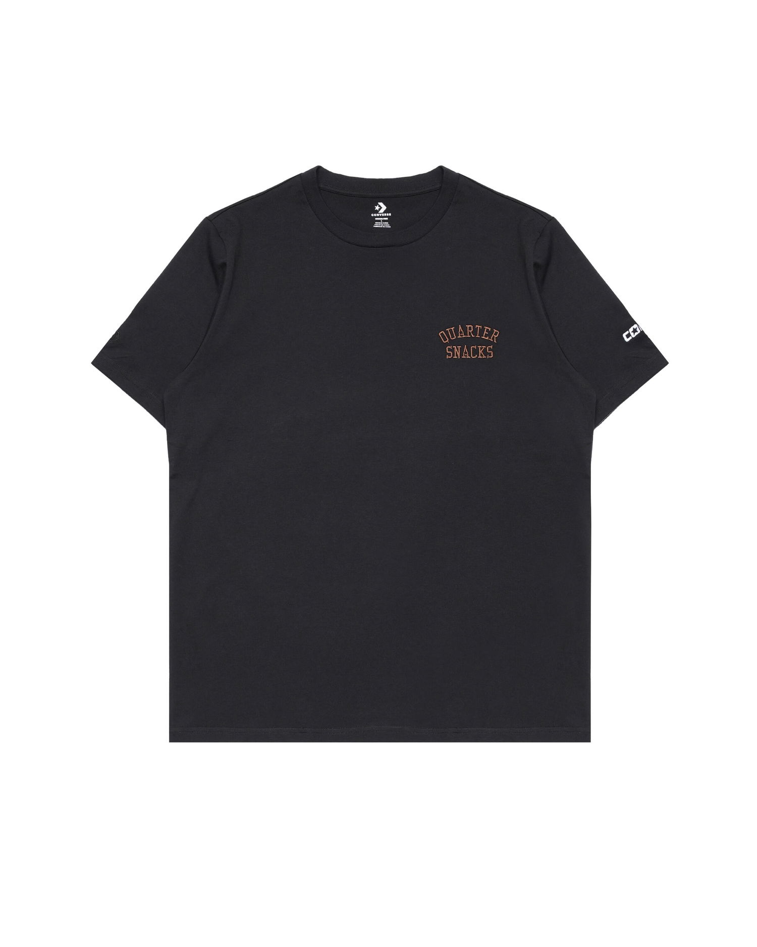 Majica Converse QUARTERSNACKS x TEE Črna | 10026954-A01, 0